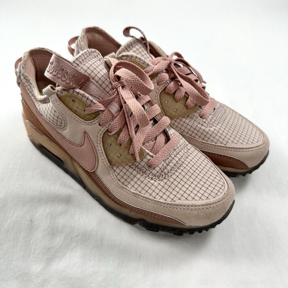 Nike Air Max Terrascape 90 Shoes Womens 7.5 Pink Beige Crater Foam DH5073-600 - Picture 3 of 13